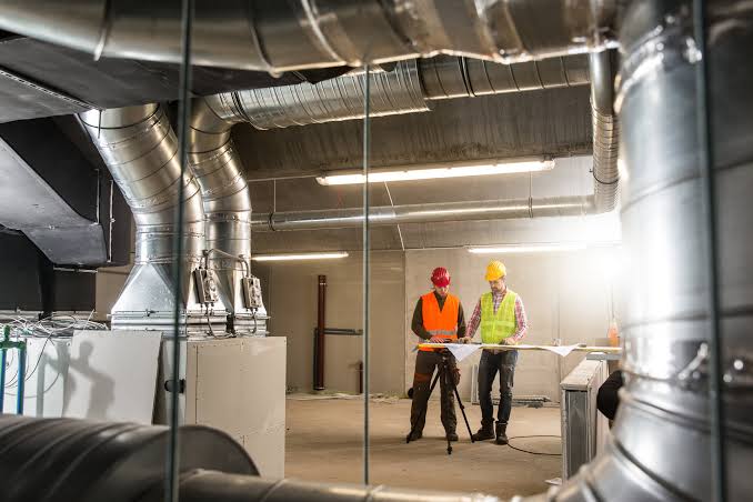 HVAC installation project